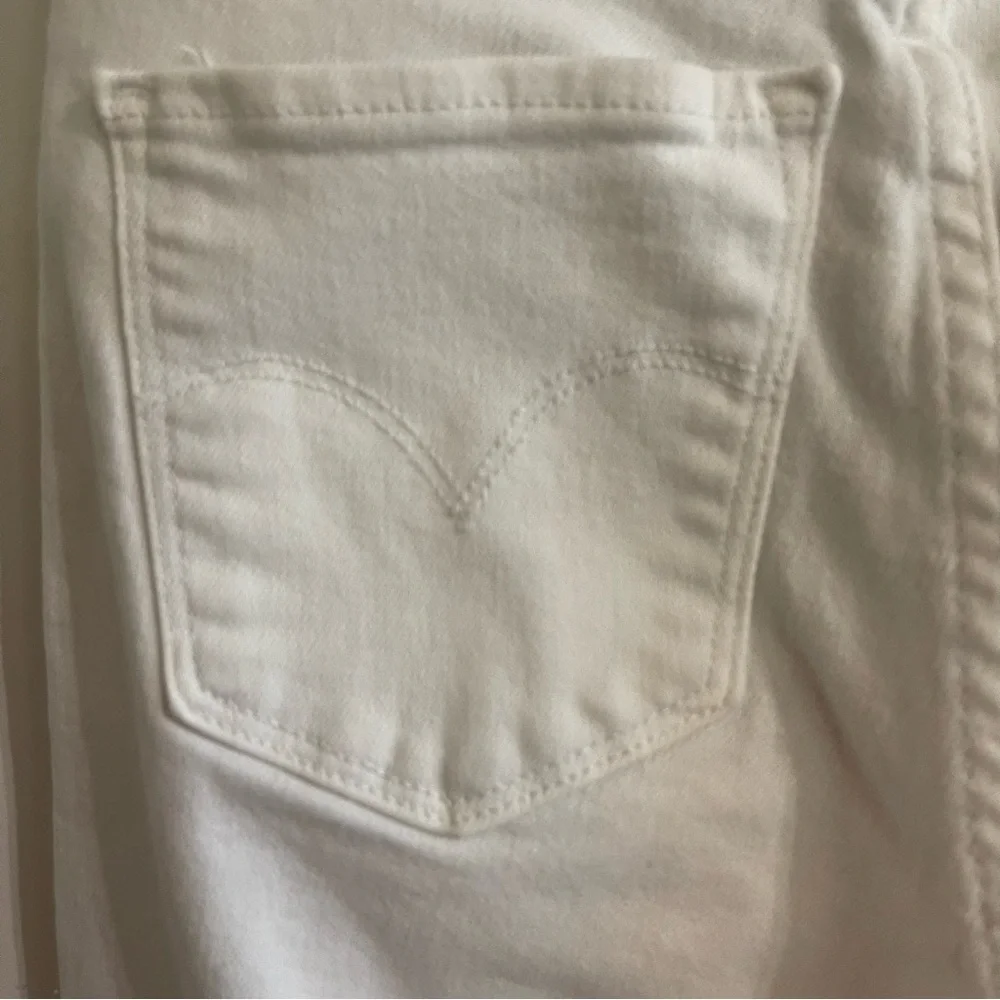 Levi’s White 311 Shaping Skinny Denim Jeans Size 26 - Picture 7 of 11